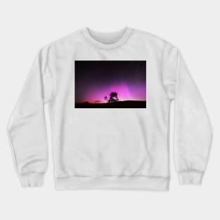 Nothern Lights over Wales Crewneck Sweatshirt